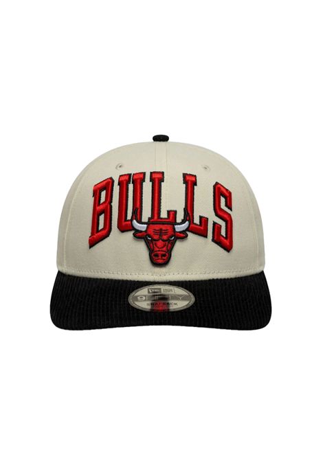 Cappello New Era 9FIFTY Chicago Bulls NBA Cord Visor Crema Nero Unisex NEW ERA | Cappelli | 60691209-
